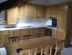 Cucina in castagno