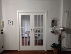 Porte scorrevoli laccate bianco