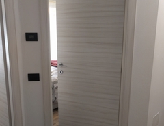 Porta in laminato colore palissandro bianco